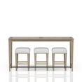thumbnail image 5 of Newboti Furniture Frosted Glass Console Table With 3 Stools 1829, 5 of 8