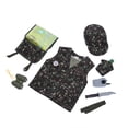 thumbnail image 1 of TOPTIE Costumes de Soldier pour Enfants, Robe d'Uniforme de Fête d'Halloween pour Garçons et Filles de 3 à 6 Ans, 1 of 7