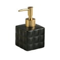 thumbnail image 1 of Solid Color Lotion Dispenser, Hand Soap Dispenser, Shampoo Dispenser With Empty Pump, For Bathroom-black-220ml/7.8oz, 1 of 8