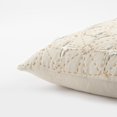 thumbnail image 2 of rizzy home t13147 decorative poly filled throw pillow 24" x 24" beige / silver, 2 of 4