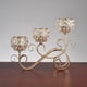 thumbnail image 5 of Candelabro moderno Zulema de cristal y hierro, 5 of 8