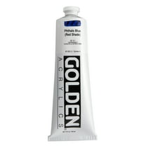 Golden Heavy Body Artist Acrylics - Phthalo Blue (Red Shade), 5 oz Tube