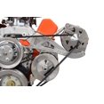 thumbnail image 1 of ICT Billet SBC Drivers Side Alternator Bracket Adjustable Long Water Pump Small Block 350 Compatible with Chevy Small Block Engines Mount Kit V Belt 551705, 1 of 4