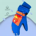 thumbnail image 2 of Guantes de esquí para niños, guantes de nieve de invierno cálidos y resistentes al viento, guantes para niñas y niños para clima frío, para andar en trineo, hacer snowboard, patinar, andar en bicicle, 2 of 6