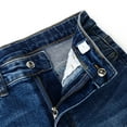 thumbnail image 6 of KIDSCOOL SPACE Girl Jeans,Big Kid Ripped Elastic Band Inside Straight Slim Fit Denim Jeans Pants,Blue,7-8 Years, 6 of 6
