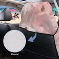 thumbnail image 6 of Xixirimido Car Towel Seat Covers Multifunctional Towel for Gym Outdoor Sport, Picnic, Beach, Pet Travel, Non-Slip Washable Car Seat Protector, Cat Pink Daisy, 2Pack, 6 of 8