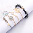 thumbnail image 3 of 5 Pcs Bracelet Charme Assortiment de Perles Décoratives Chaîne Bracelet, 3 of 8