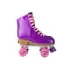 thumbnail image 2 of Patines Quads Ajustables de la talla 22 a 24, color morado glitter Sweet Rocket Morado glitter, 2 of 7
