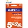 Metropcs By The Minute $10 Refill Card (