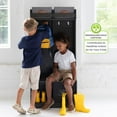 thumbnail image 6 of Little Partners Deluxe Cabinet Cubby Organizer, Learn 'N Store Wooden Classroom Cubbies Compartment Lockers for Storage of Toddlers and Kids Coats, Equipment, Backpacks (Premium Charcoal), 6 of 15
