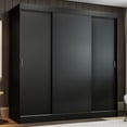 thumbnail image 2 of Ropero Closet Madesa Reno 3 Puertas Corredizas Negro, 2 of 11