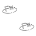 thumbnail image 3 of Jumpingount Anillo abierto con letras mayúsculas, anillos de compromiso seguros reutilizables portátiles, joyería para interiores y exteriores, Type3 NO3, 3 of 6