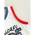 thumbnail image 6 of Bagilaanoe 4th of July Clothes for Toddler Baby Boys Sleeveless Letters Print Tank Tops + Shorts 6M 12M 18M 24M 3T Kids Independence Day Outfits 2pcs Short Pants Set, 6 of 9