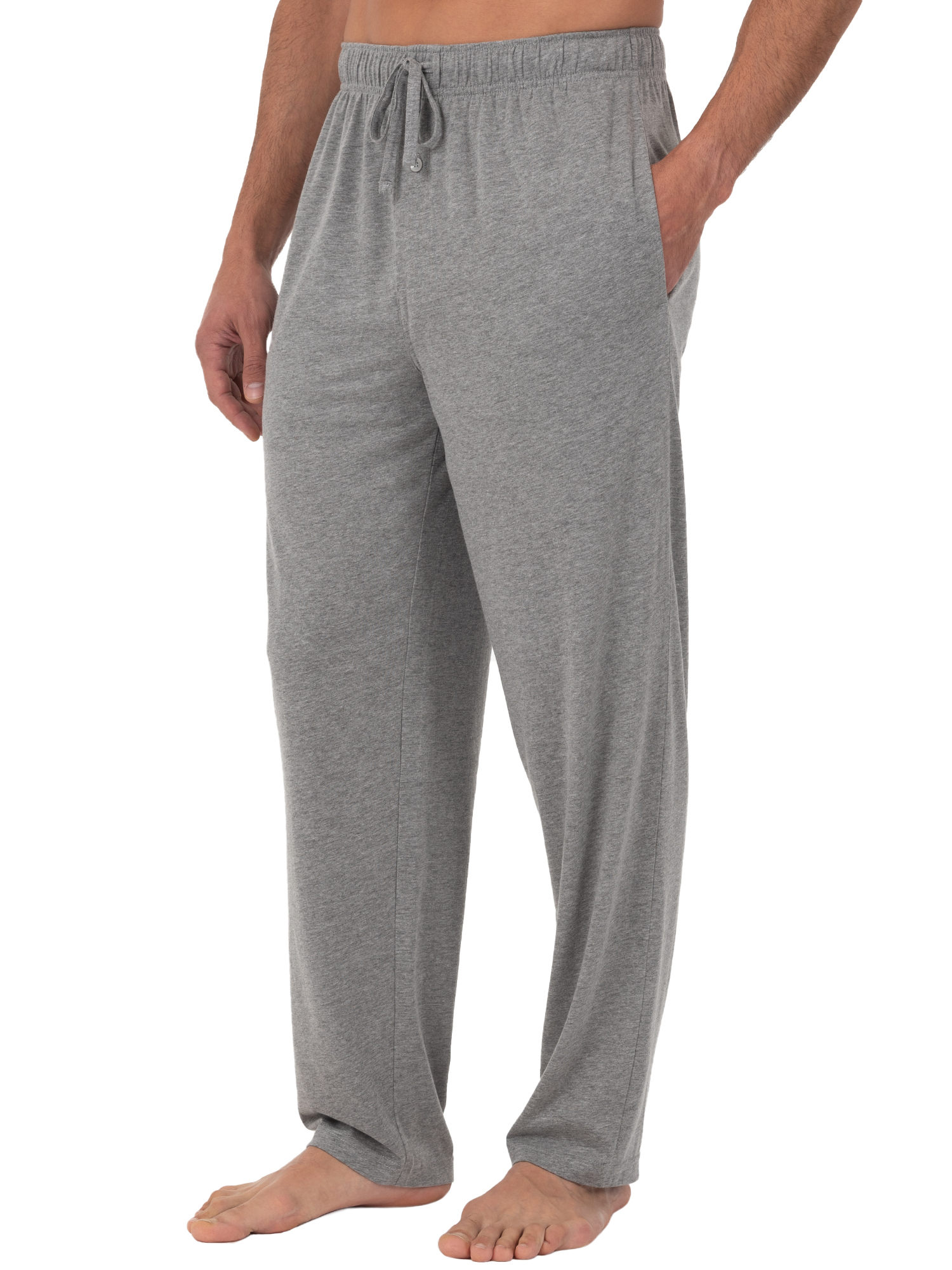 Fruit of the Loom Men's and Big Men's 2-pack Jersey Knit Sleep Pant ...