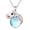 Axolotl, variant on Animal Moonstone Necklaces 925 Sterling Silver Fox Dolphin axolotl Teddy Bear Hippo Raccoon Necklace for Women Animal Jewelry Gifts for Mom Daughter Wife Sister