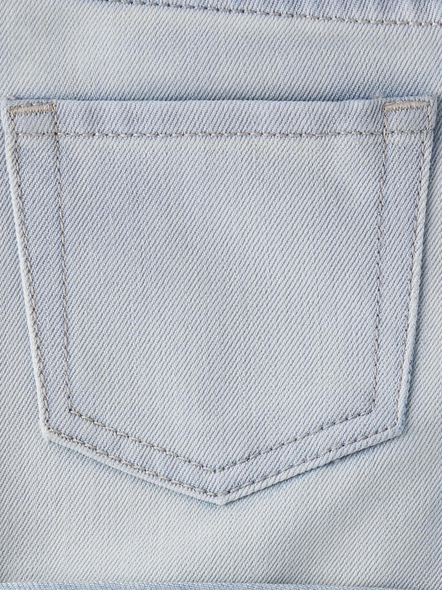 The Children's Place Girls Roll Cuff Crochet Shortie Jean Short, Sizes 4-16