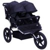 Tike Tech All Terrain X3 Sport Twin Jogger Stroller, Black