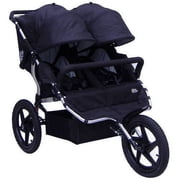 Tike Tech All Terrain X3 Sport Twin Jogger Stroller, Black