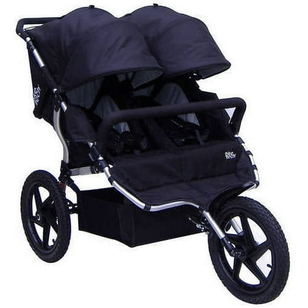 Tike Tech All Terrain X3 Sport Twin Jogger Stroller, Black