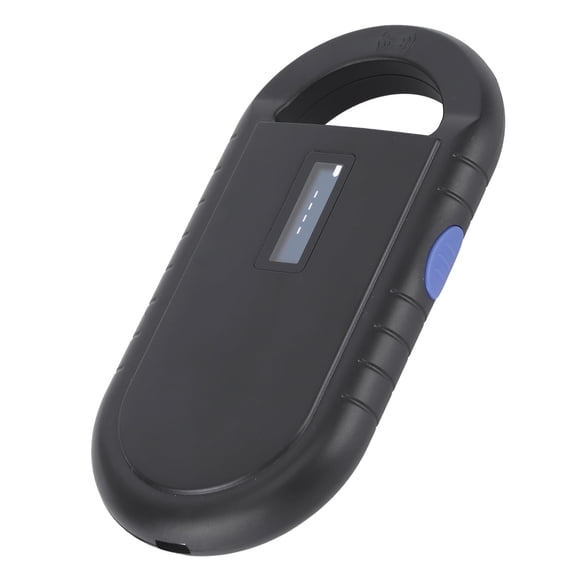 Universal Compatibility Pet Microchip Scanner,Handheld Type Pet ID Scanner 134.2KHZ RFID Chip Reader for 11784,5 FDX B ID64 Portble USB Rechargeable,Black