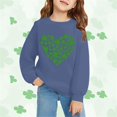 thumbnail image 2 of Mercatoo Girls Boys St 𝐏atri𝐜𝐤s Day Shirt Love 2025 Long Sleeve Irish Sweatshirts Kids St 𝐏atri𝐜𝐤s Day Clothes, 2 of 6