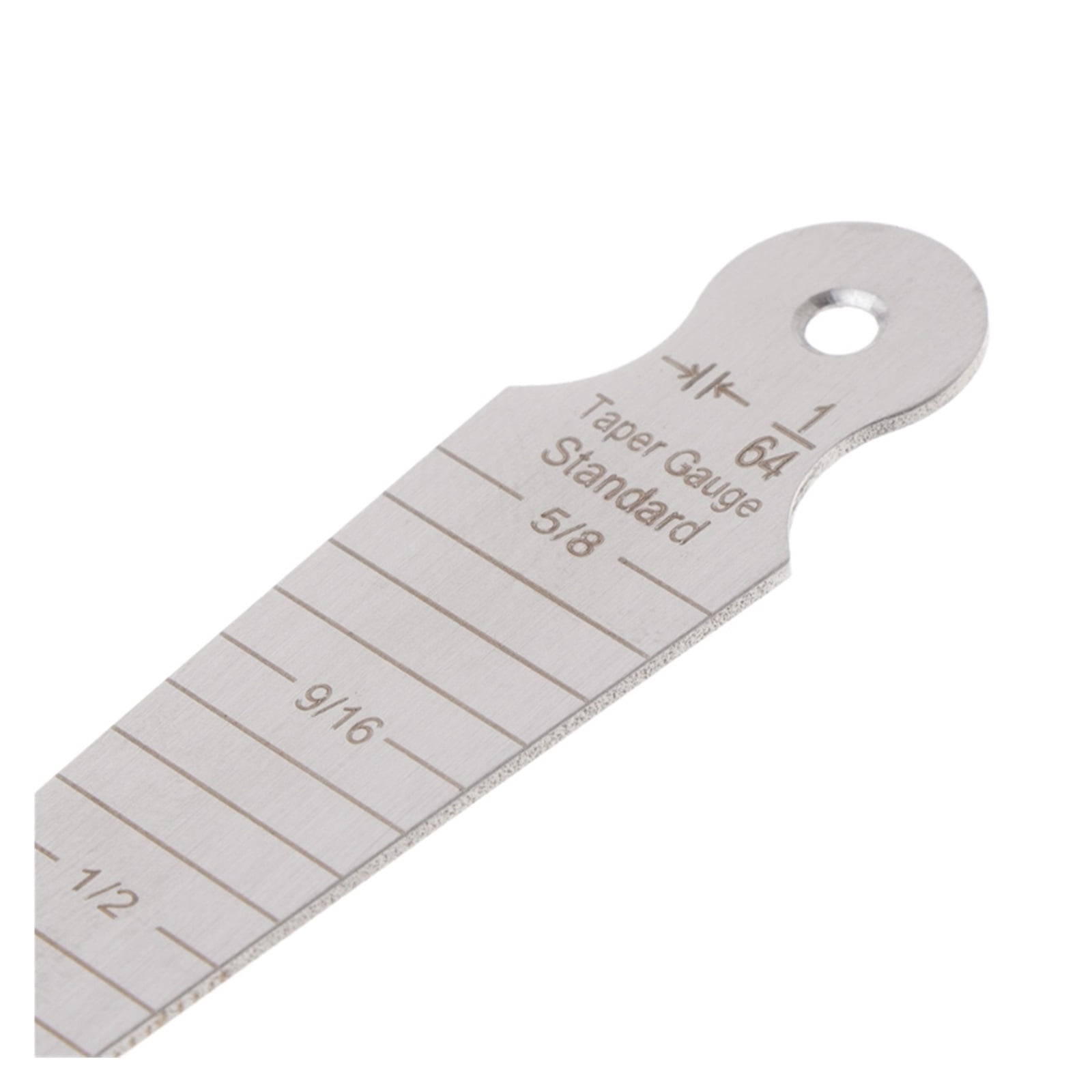 Stainless Steel Wedge Feeler Gauge For Gap Hole Measuring Tool 1-15mm For Diameters Of Small Holes/Slots ,Easy to Use