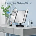 thumbnail image 2 of Espejo de maquillaje HUONUL Vanity con luces de aumento de 2 x 3 x 10 veces, 2 of 6