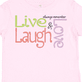 thumbnail image 4 of Inktastic Live, Laugh, Love Boys Toddler T-Shirt, 4 of 5