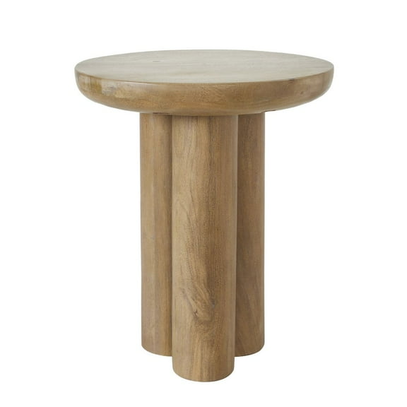 Renwil Honey Side Table In Beige Color