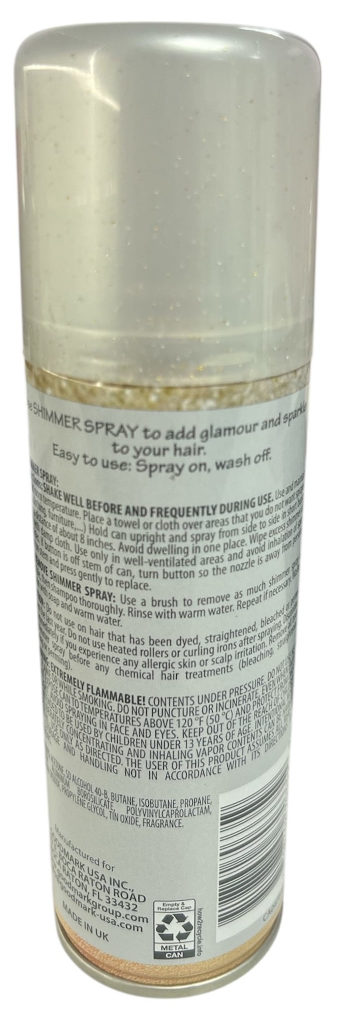 Shimmer Spray, Gold, 3 oz, by Goodmark