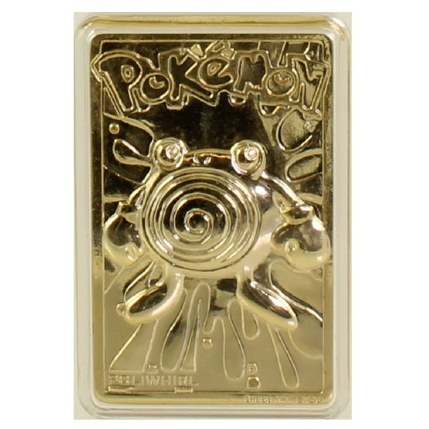 Pokemon Toys Burger King Gold Plated Trading Card Poliwhirl 061 Gold Card Only Walmart Com Walmart Com