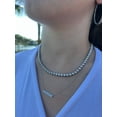 thumbnail image 3 of Turin - 8 Carat Bezel Set Diamond Tennis Necklace, 3 of 3