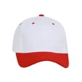 thumbnail image 2 of Casquette de Baseball Ajustable Bicolore, Blanc/rouge, 2 of 2