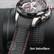 thumbnail image 5 of Correa de reloj de cuero genuino curvada de 22 mm para C-asio EQB-800BL EQB-501 EQB-900 EDIFICE/EQB-500 Correa de reloj de goma impermeable para hombre, 5 of 5