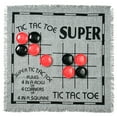 thumbnail image 2 of Trimate: 3-In-1 Giant Checkers & Tic Tac Toe - Jumbo 25.6" Square Rug, 2 Player Game Set, Indoor-Outdoor Family Fun, Portable & Easy To Set Up, Age 4+, 2 of 7