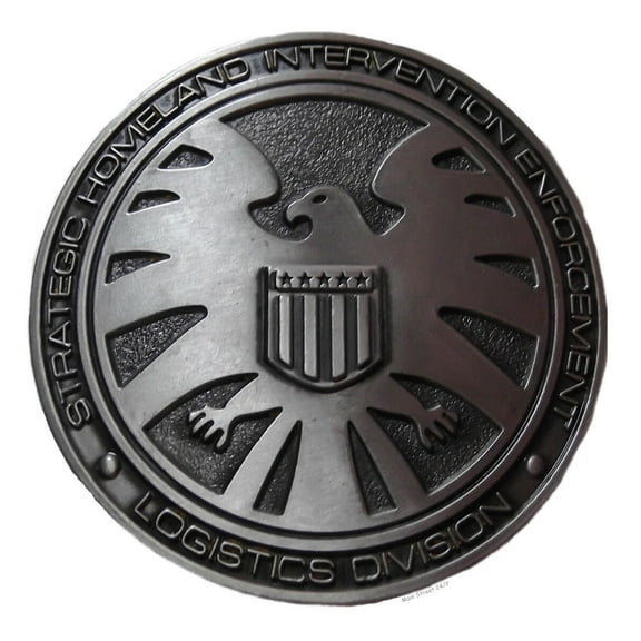 Agents of Shield Pewter Finish Metal Belt Buckle