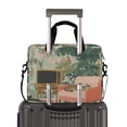 thumbnail image 2 of FORMRS 16" Laptop Bag Carrying Sleeve Case with Handle Travel Shoulder Briefcase, Pink and Green Cat, 2 of 8