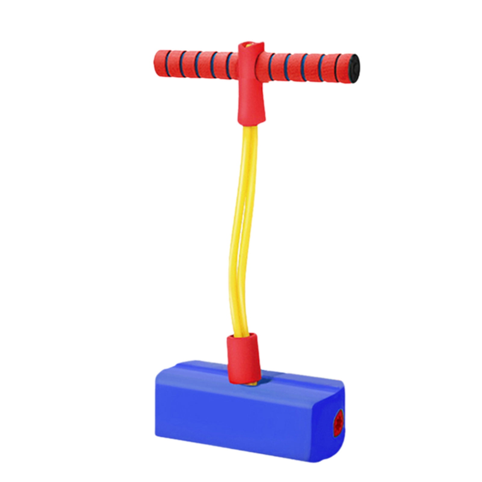 Pogo stick with cheap ball on bottom