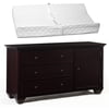 Graco - Combo 3-Drawer Dresser and Simmons Changing Pad Bundle, Cherry
