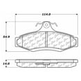 thumbnail image 2 of Centric Parts Disc Brake Pad P/N:103.07240, 2 of 4