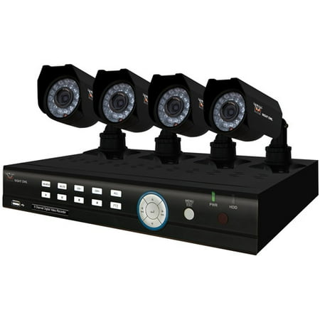Night Owl 8 Channel Dvr W/ 4 Cameras 50