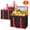 BlackRed-3PCS, variant on Tripumer 3 Pcs Insulated Reusable Grocery Bag Food Delivery Bag 16 x 13 x 10 in Cooler Bag Reusable Grocery Shopping Bag Stands Upright Machine Washable Sturdy Zipper Black with Red Edge