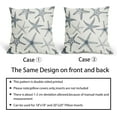 thumbnail image 5 of Grey Blue Starfish Pillow Covers 16X16 Inch Set of 2 Beach Ocean Coastal Decorative Square Pillow Cases Summer Nautical Gray Cotton Linen Cushion Case Home Decor for Sofa Couch Bedroom Outdoor, 5 of 6