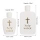 thumbnail image 3 of 2 botellas de agua bendita de plástico, para bendición cristiana, para altar, religiosas, 3 of 7