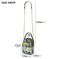 thumbnail image 2 of FORMRS Crossbody Bag for Women Quilted Travel Shoulder Cell Phone Purse with Chain Strap Handbag, Lemon Pattern, 2 of 7