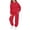 Hot Pink, variant on GiLiling Teen Girls 2 Piece Outfit Set - Bow Print Hooded Sweatshirt and Jogger Pants, Cute Casual Activewear