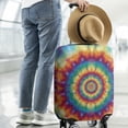 thumbnail image 2 of Colorful Tie Dye Dot Mandala Pattern Luggage Cover Fashion Suitcase Cover Baggage Covers Fit 25-28 Inch Luggage (Go Travel), 2 of 5