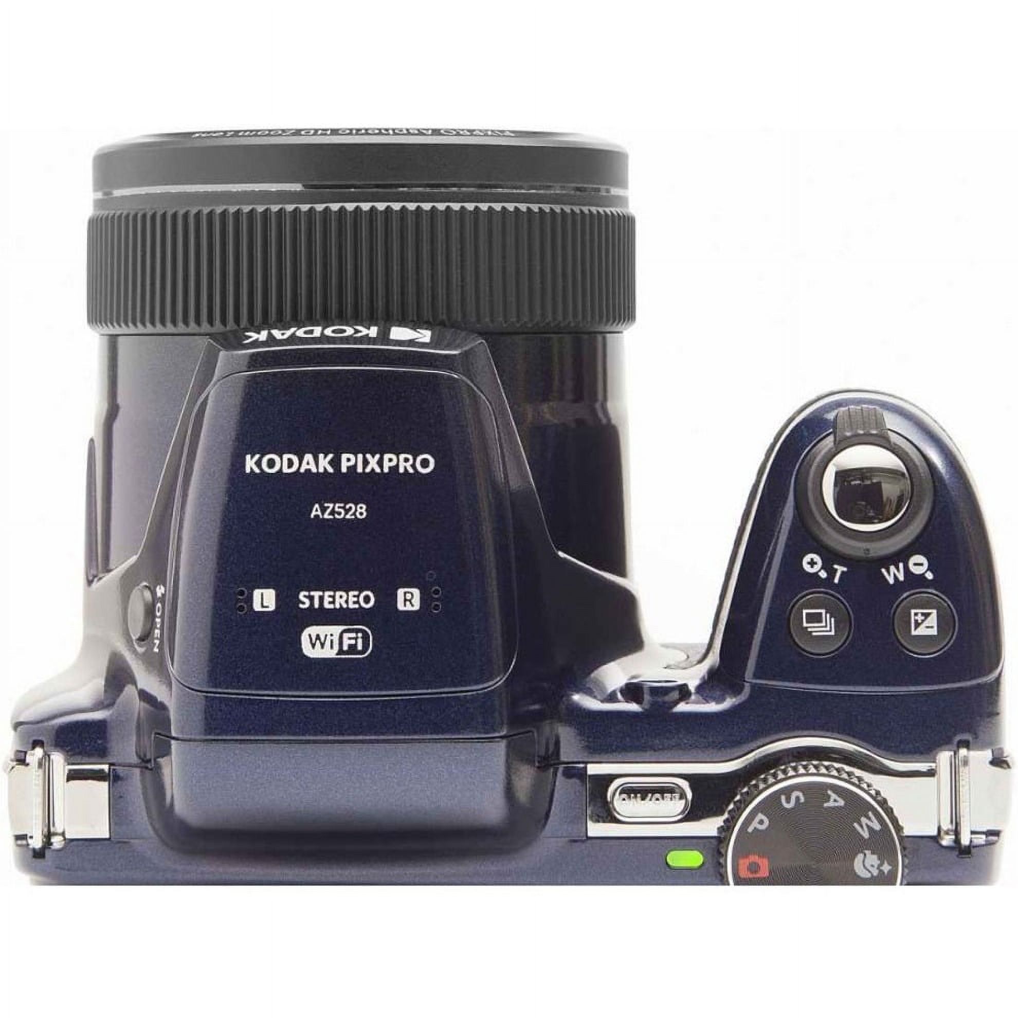 Kodak PIXPRO AZ528 16.4 Megapixel Bridge Camera, Blue - image 5 of 5