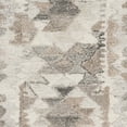 thumbnail image 6 of SAFAVIEH Wyndham Charla Geometric Bordered Wool Runner Rug, Grey/Taupe, 2'3" x 7', 6 of 7