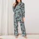 thumbnail image 2 of Fotbe Farm Animals 1 Conjunto de Pijama de Manga Larga para Mujer con Estampado, Ropa de Dormir de 2 Piezas, Conjunto de Casa Suave y Cómodo con Bolsillos-XX-Large, 2 of 7